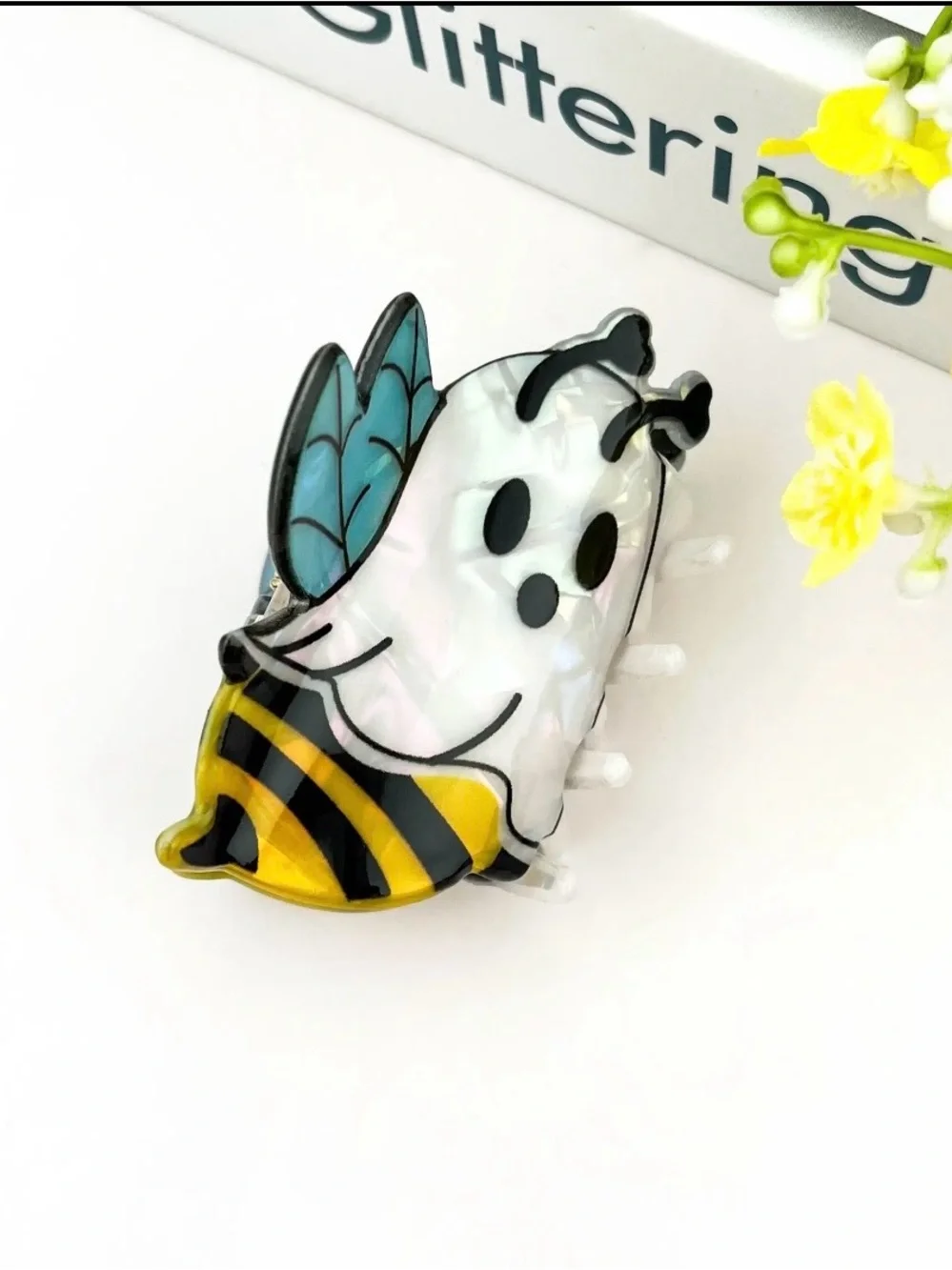 Bee 🐝 Ghost 👻 Hair Clip